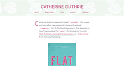 Desktop Screenshot of catherineguthrie.com